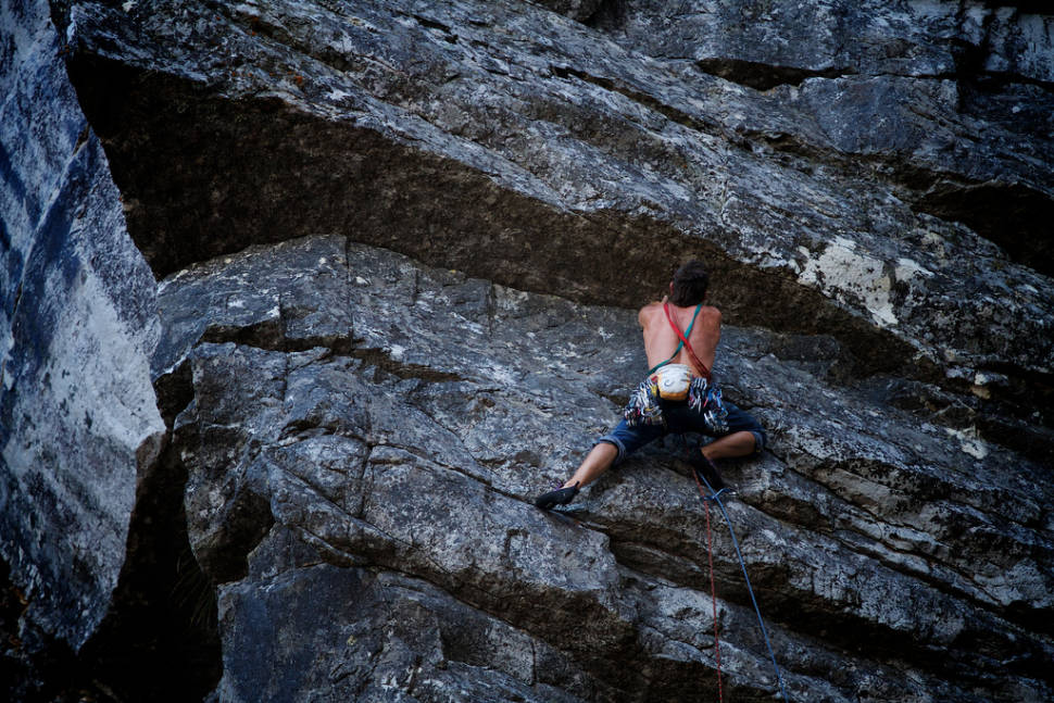 Climbing Table Mountain