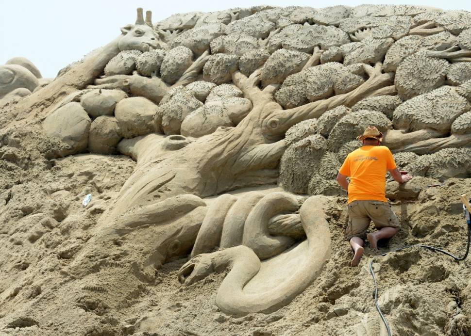 Best time to see Haeundae Sand Festival in South Korea