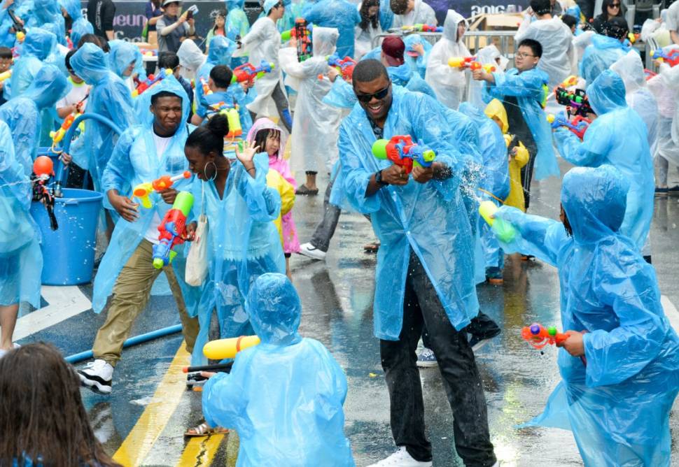 Water kingdom at the Sand Festival