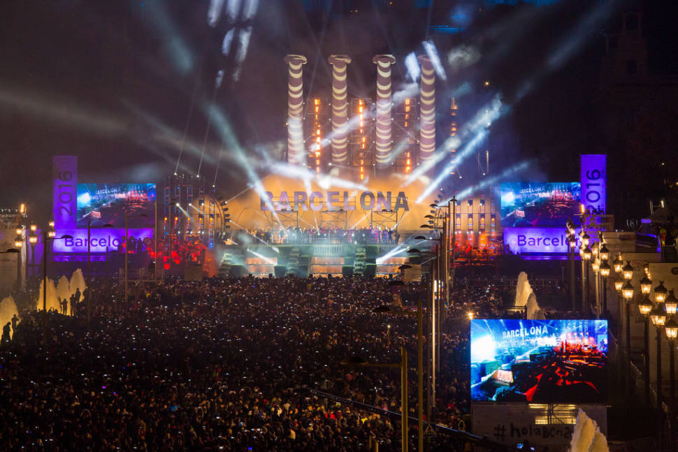 Nochevieja in Barcelona