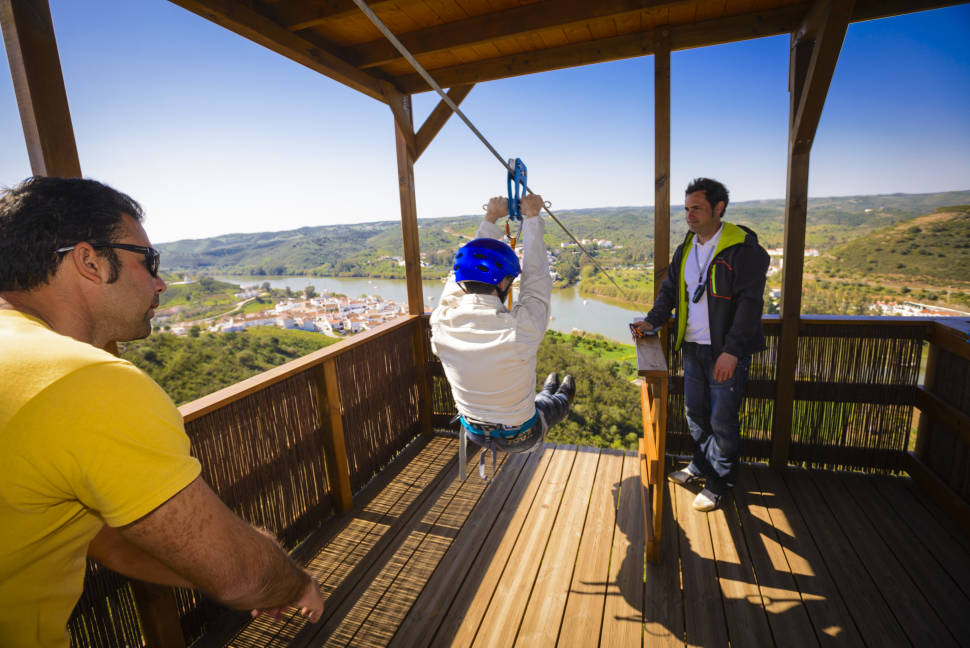 Spain to Portugal Zip Line (Limite Zero) in Spain - Best Season