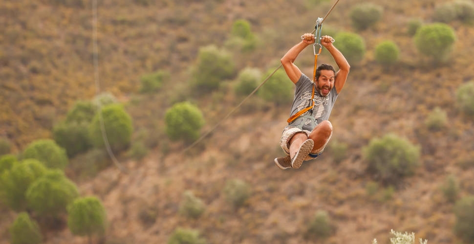 Best time to see Spain to Portugal Zip Line (Limite Zero) in Spain