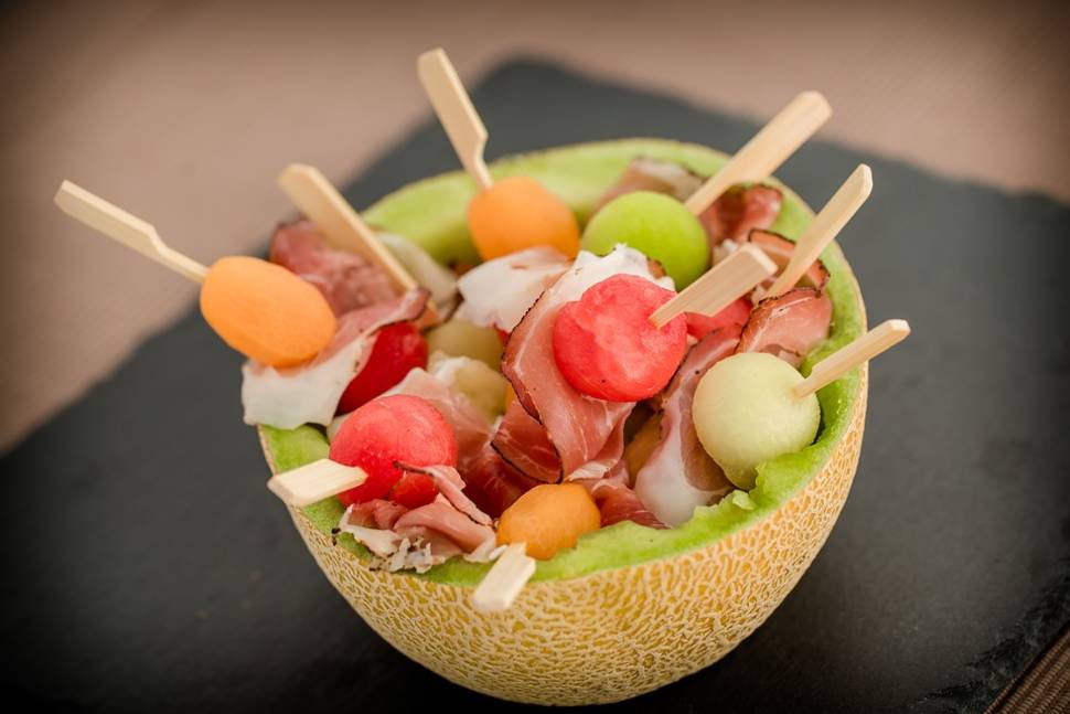 Spanish Ham (Jamón) with Melon in Spain - Best Season