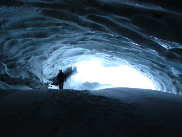 Best time to see Ice Caving in Svalbard