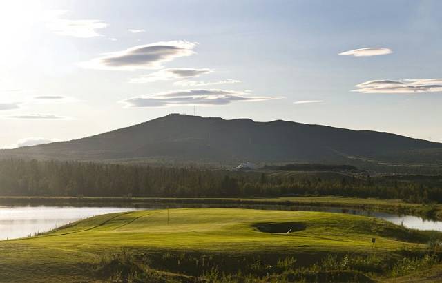 Golf course in Kiruna