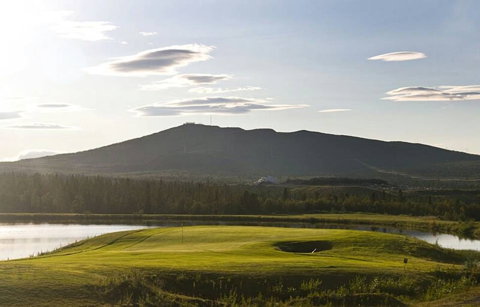 Golf course in Kiruna