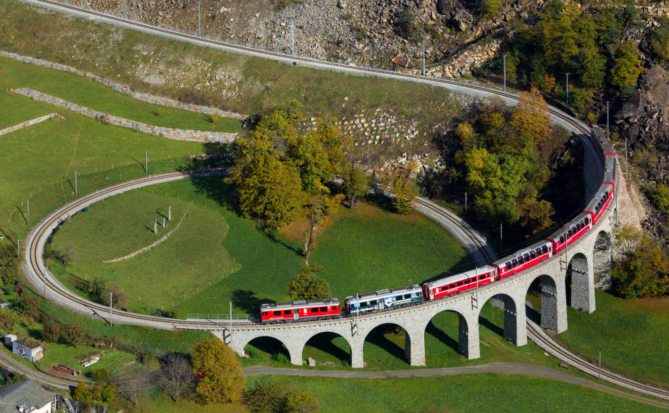 The Brusio Circular Viaduct