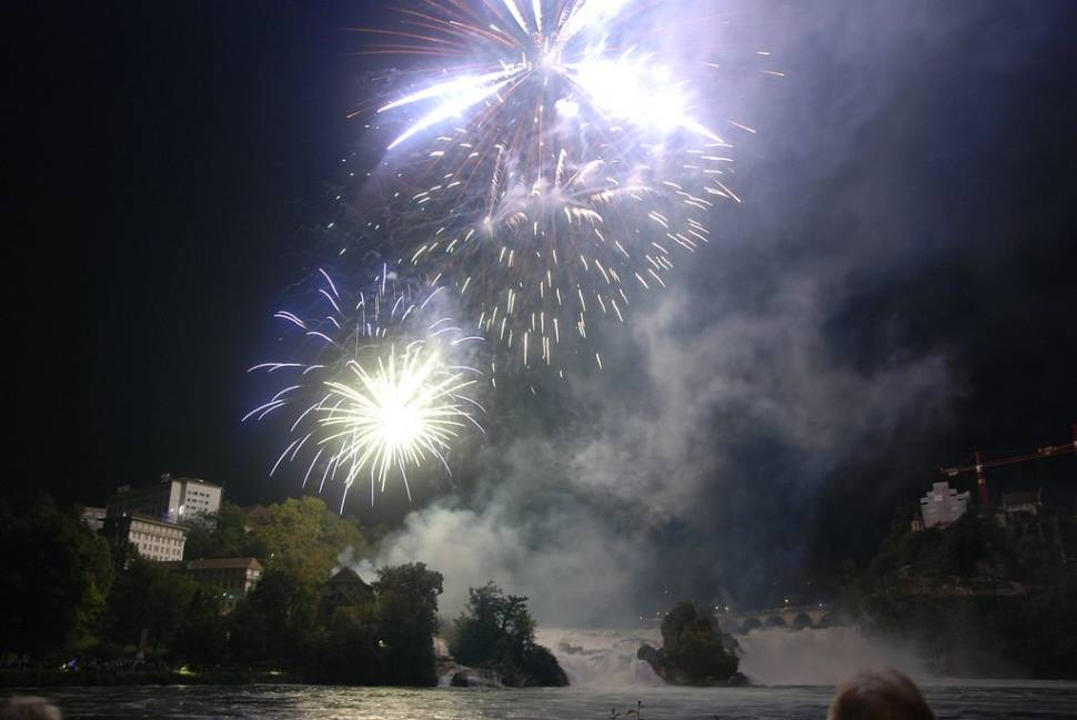 Best time for The Rhine Falls in Switzerland