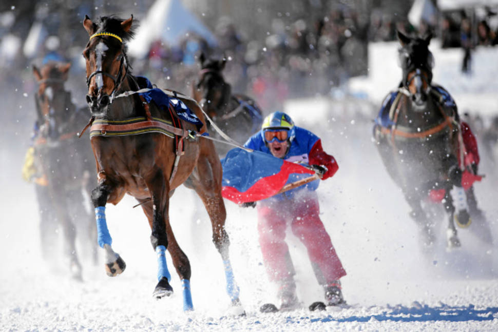 Best time for White Turf St. Moritz