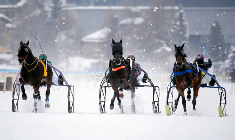 Best time to see White Turf St. Moritz in Switzerland