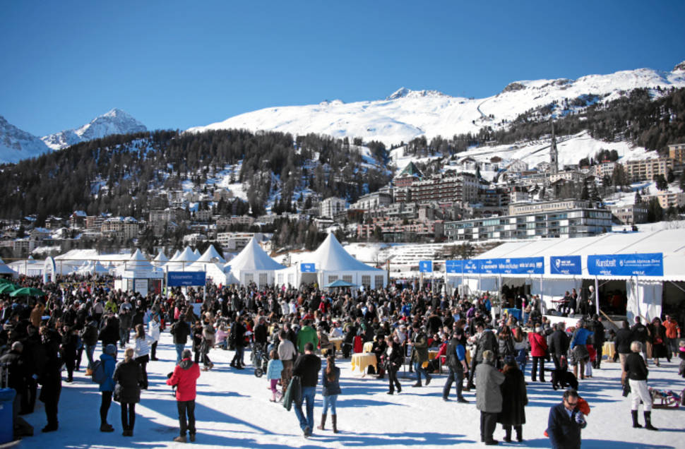 Best time for White Turf St. Moritz in Switzerland