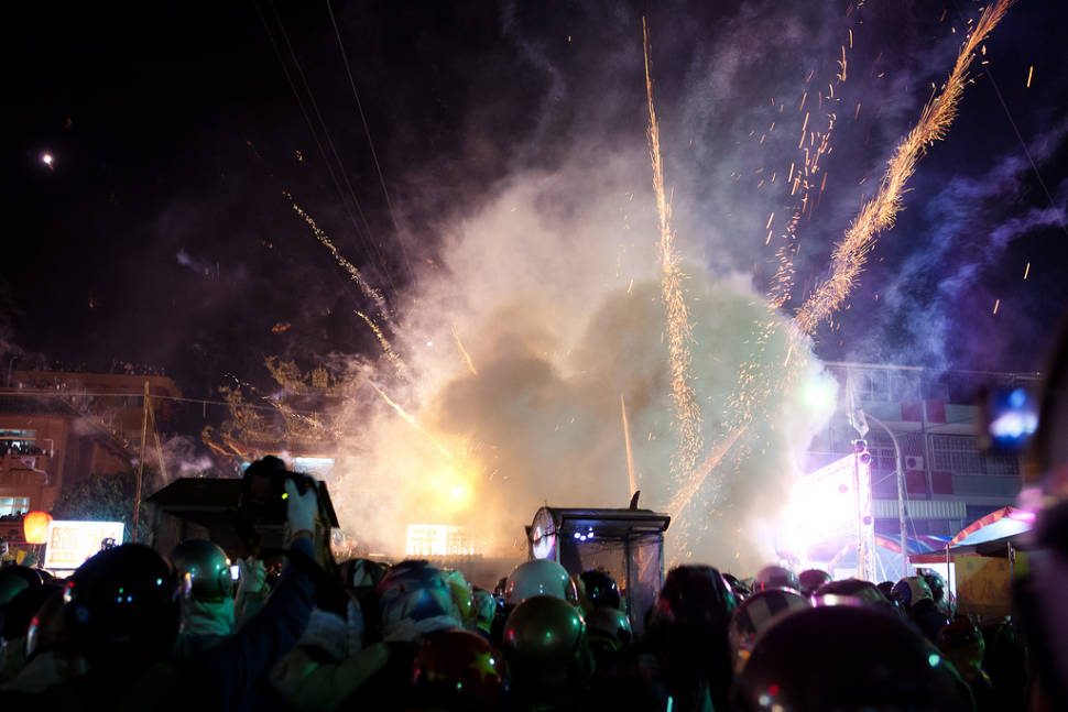 Best time for Yanshui Beehive Fireworks Festival in Taiwan