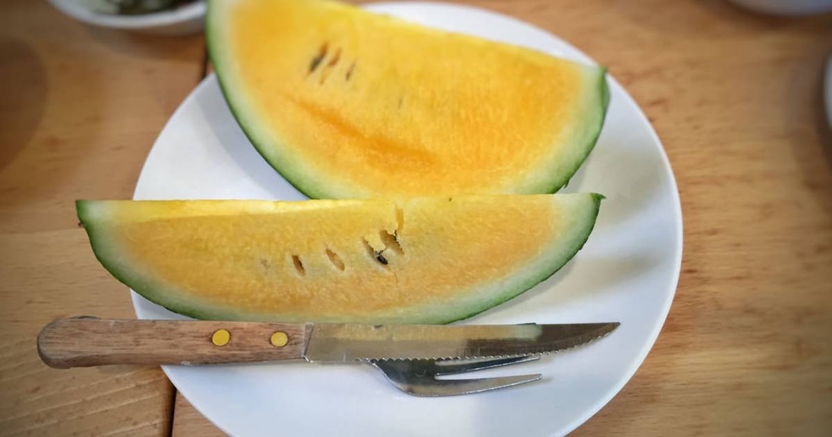 Yellow Watermelon in Taiwan - Best Time