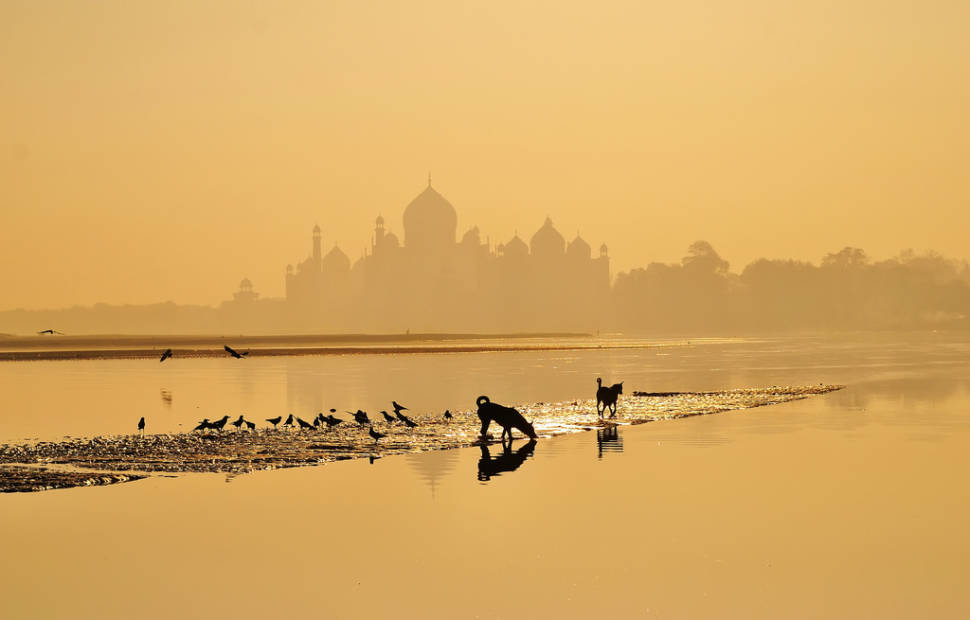 Best time for Sunrise and Sunset near Taj Mahal in Taj Mahal and Agra
