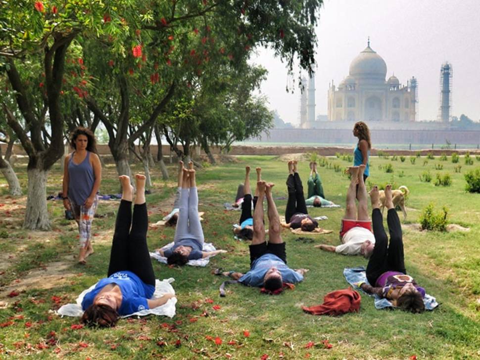 Yoga Classes Facing Taj Mahal in Taj Mahal and Agra - Best Season