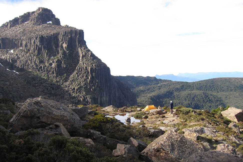 Mt Anne Circuit—a rather demanding 3-day circuit with a strenuous climb up to get to the Mt Eliza alpine zone. You will encounter a challenging traverse and boggy terrain, so make sure you are well-prepared!