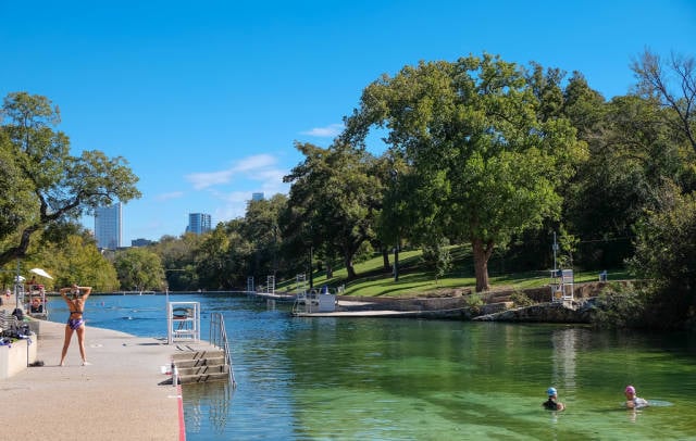 Barton Springs Pool in Texas - Best Time