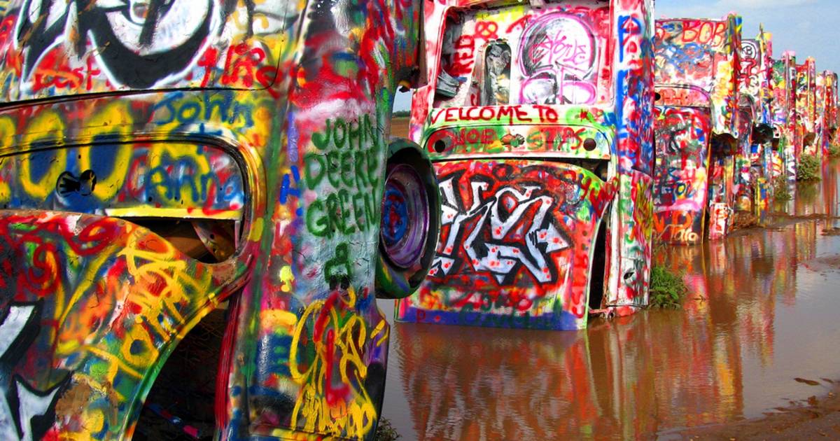 Cadillac Ranch in Texas - Best Time