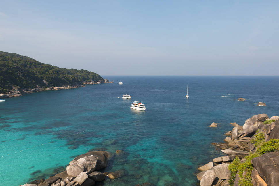 Similan islands by yacht