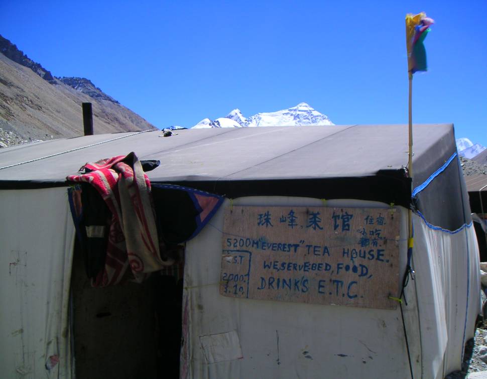 Tea house at North Mount Everest Base Camp