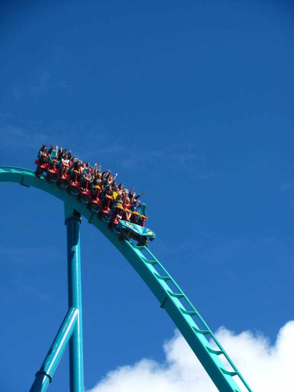 Leviathan coming back down after rocketing to the moon