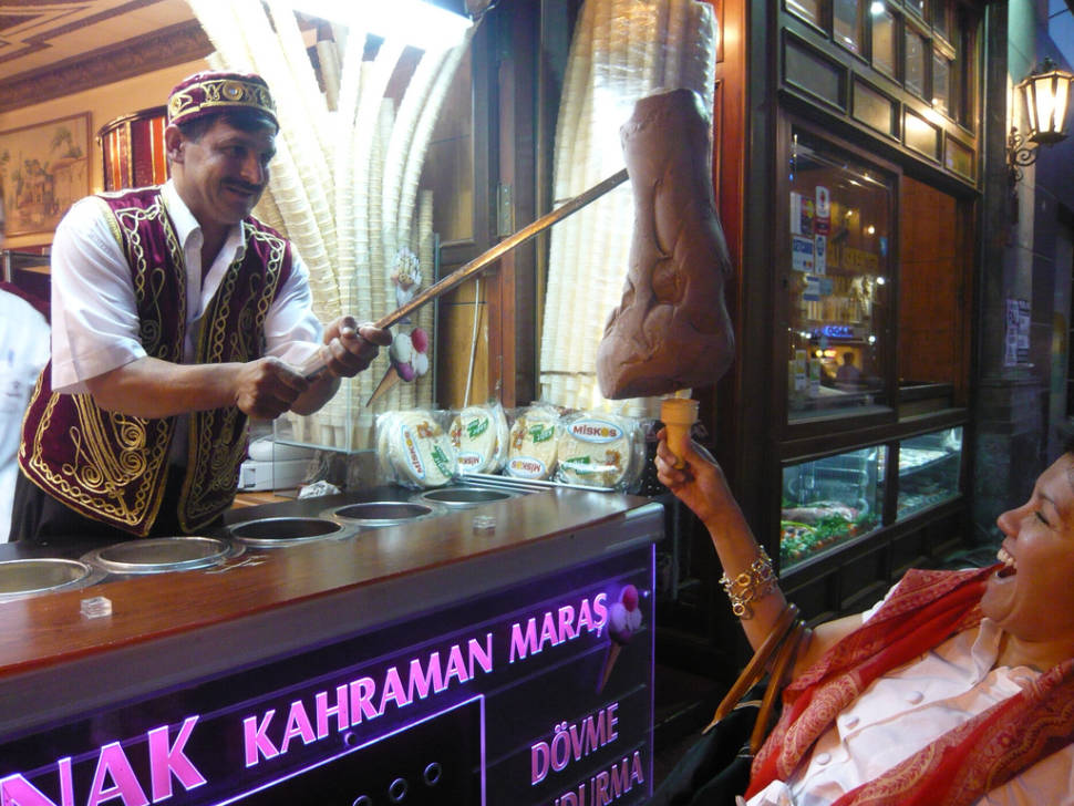 Turkish Sticky Ice Cream (Dondurma) in Turkey - Best Time