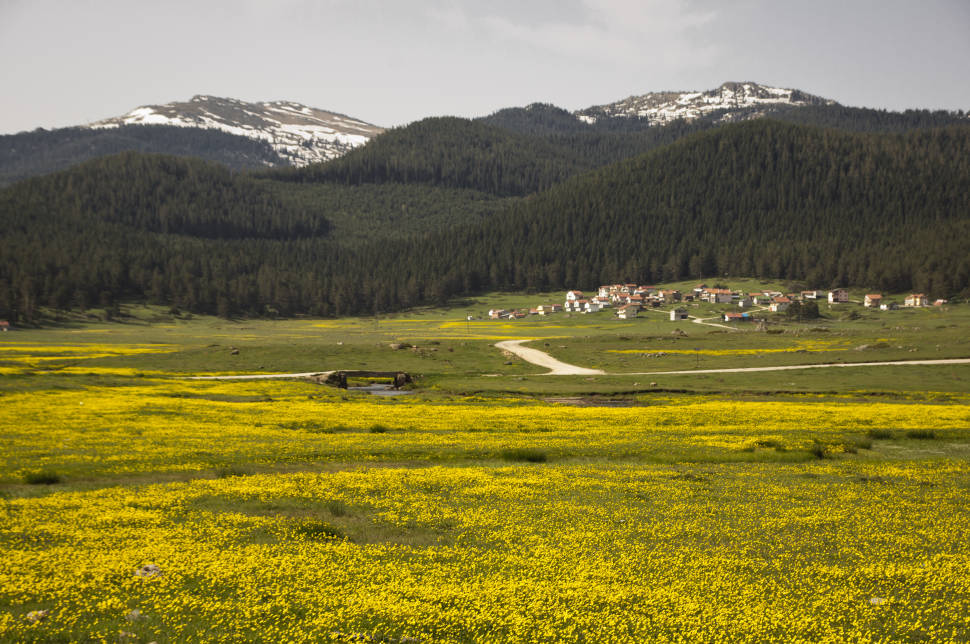 A view from the plateau Sarıalan