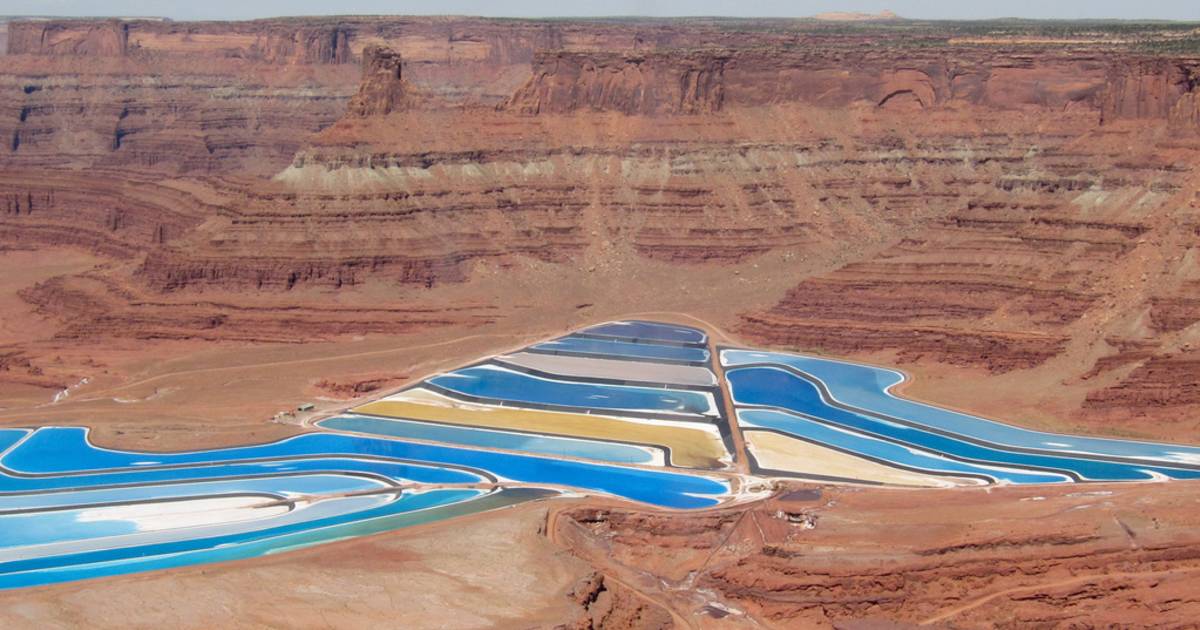 Potash Evaporation Ponds in Utah - Best Time