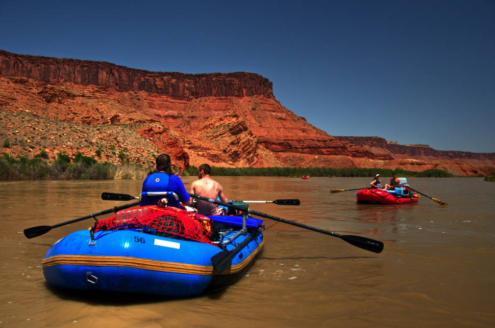 Best time for Rafting Season in Utah