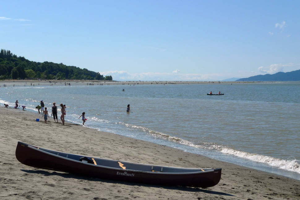 Canoe on Jericho Beach
