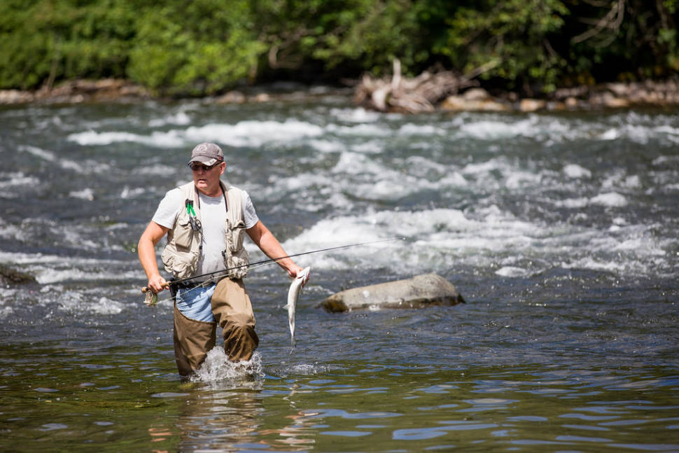 Salmon fishing