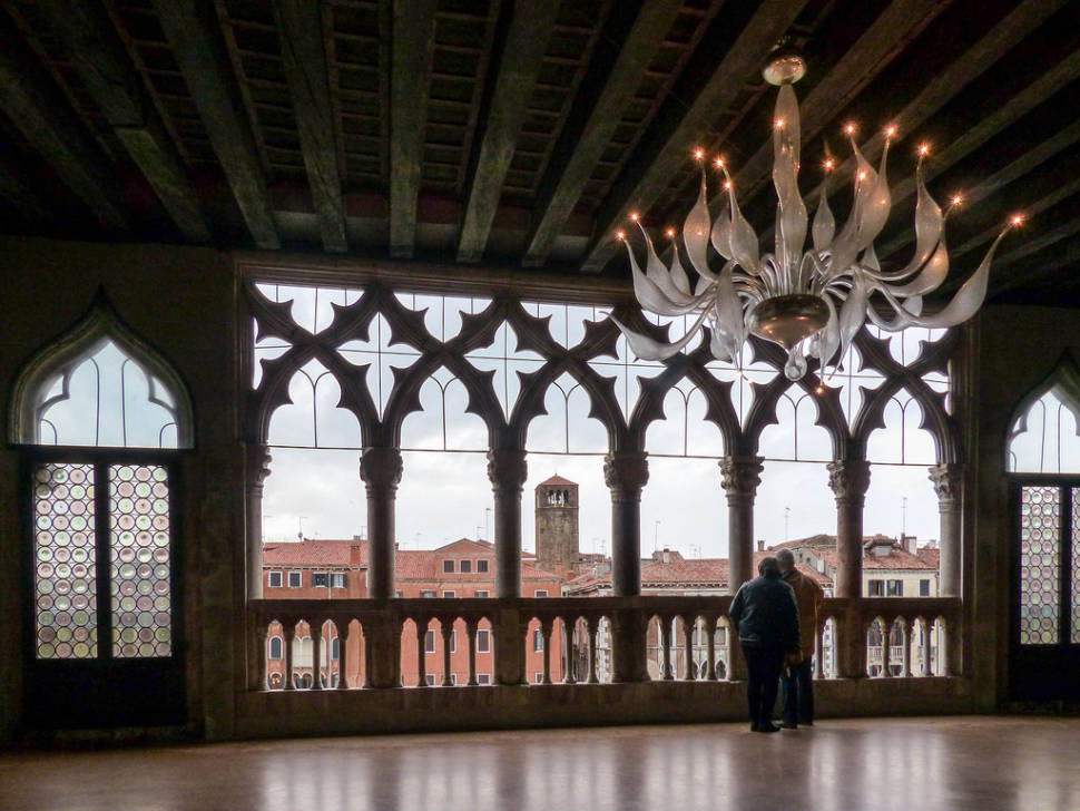 The balcony of the Ca' d'Oro