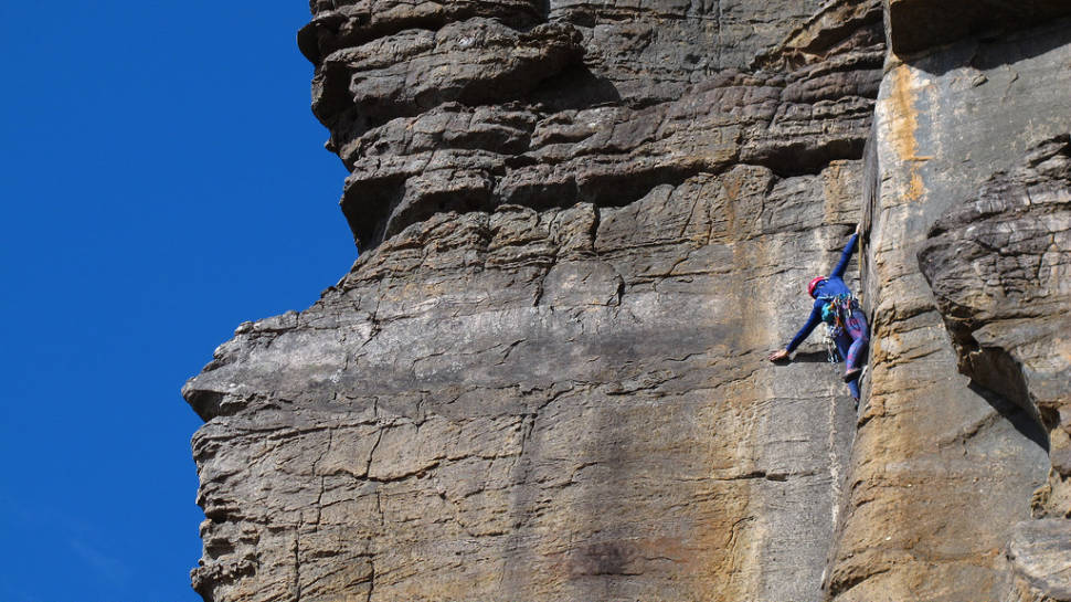 Climbing in the Grampians