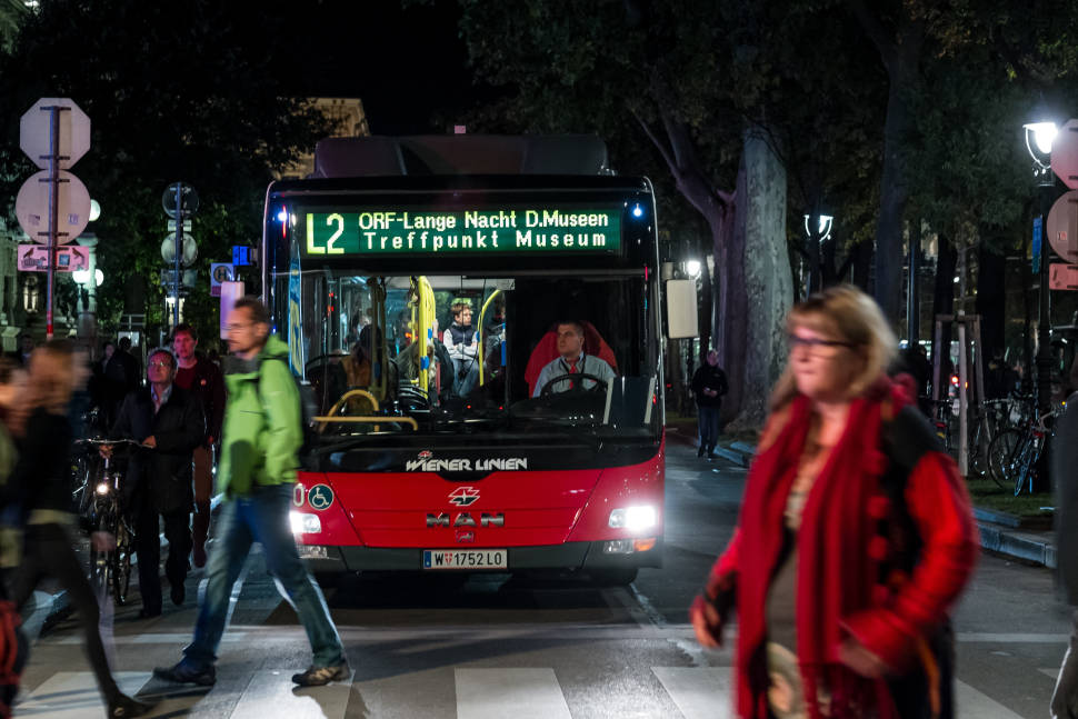 Best time to see Long Night of Museums in Vienna