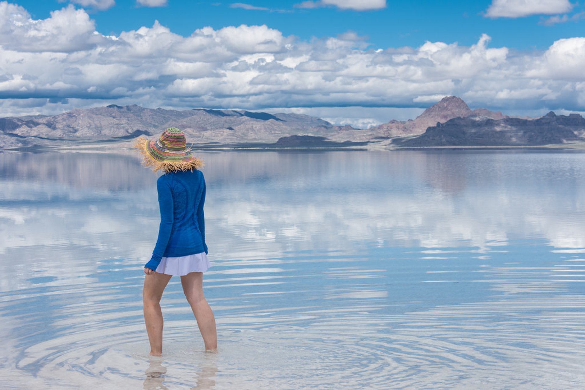 Überflutete Bonneville Salt Flats