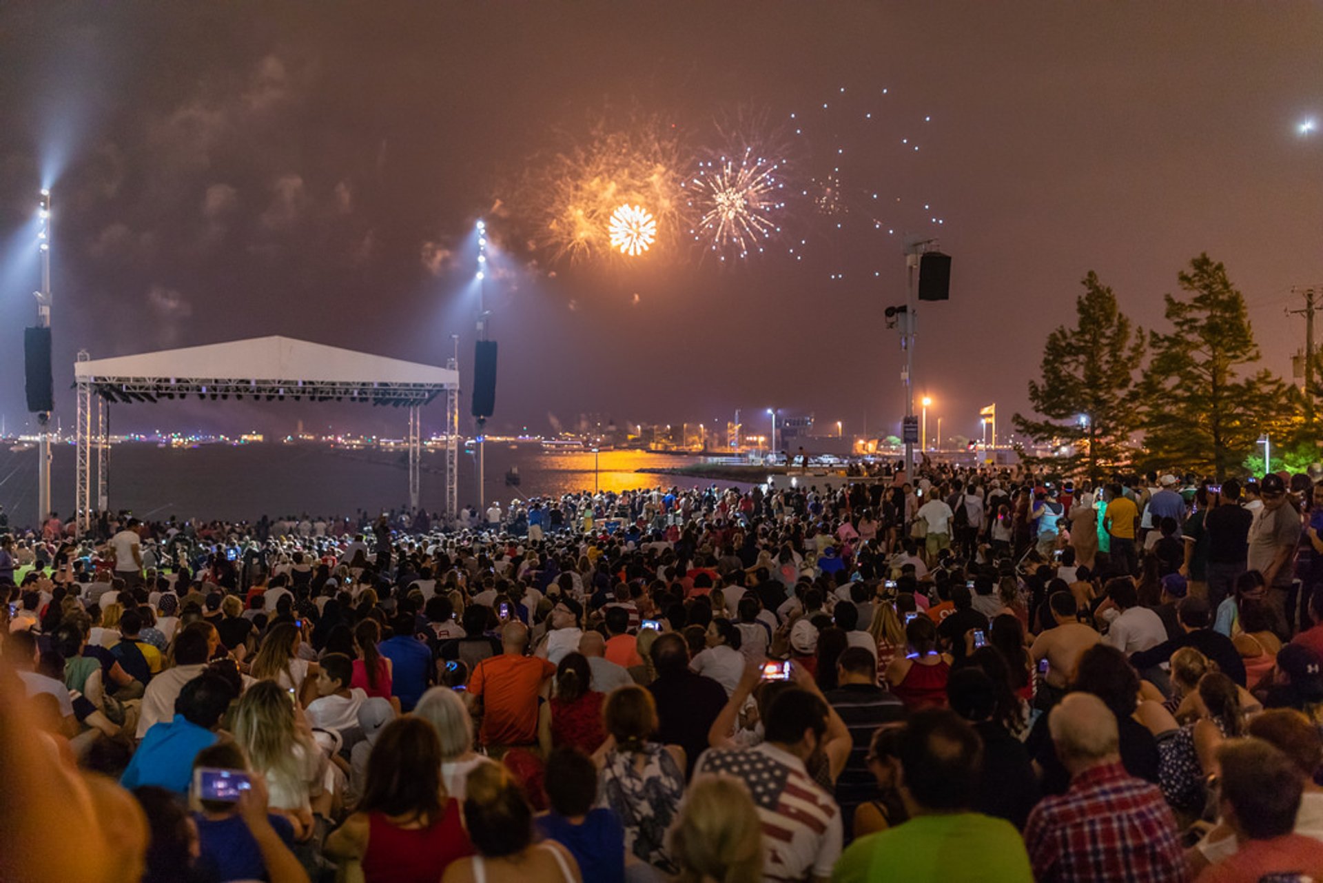 Eventi del 4 Luglio e fuochi d'artificio