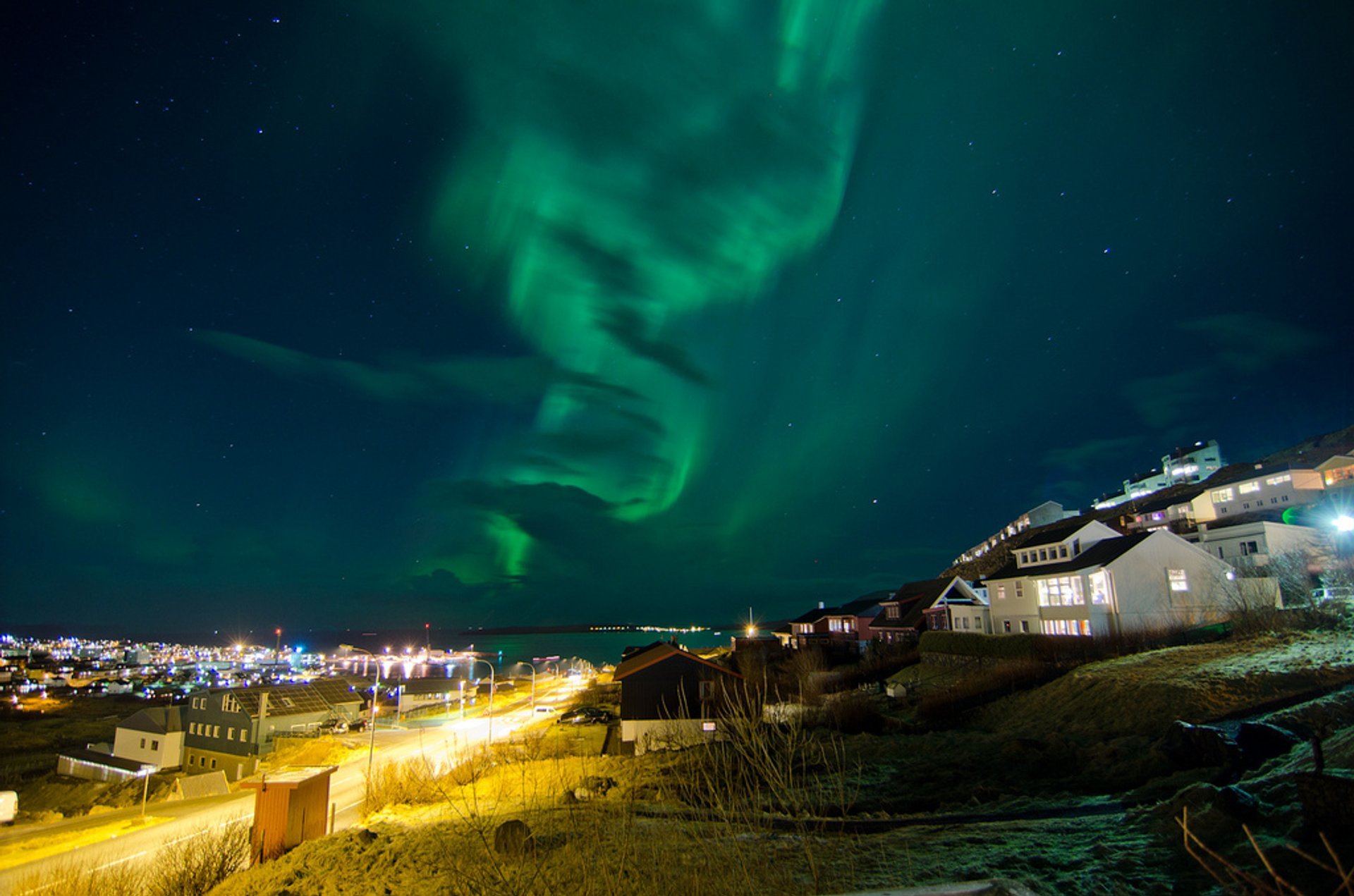 Nordlichter oder Aurora Borealis