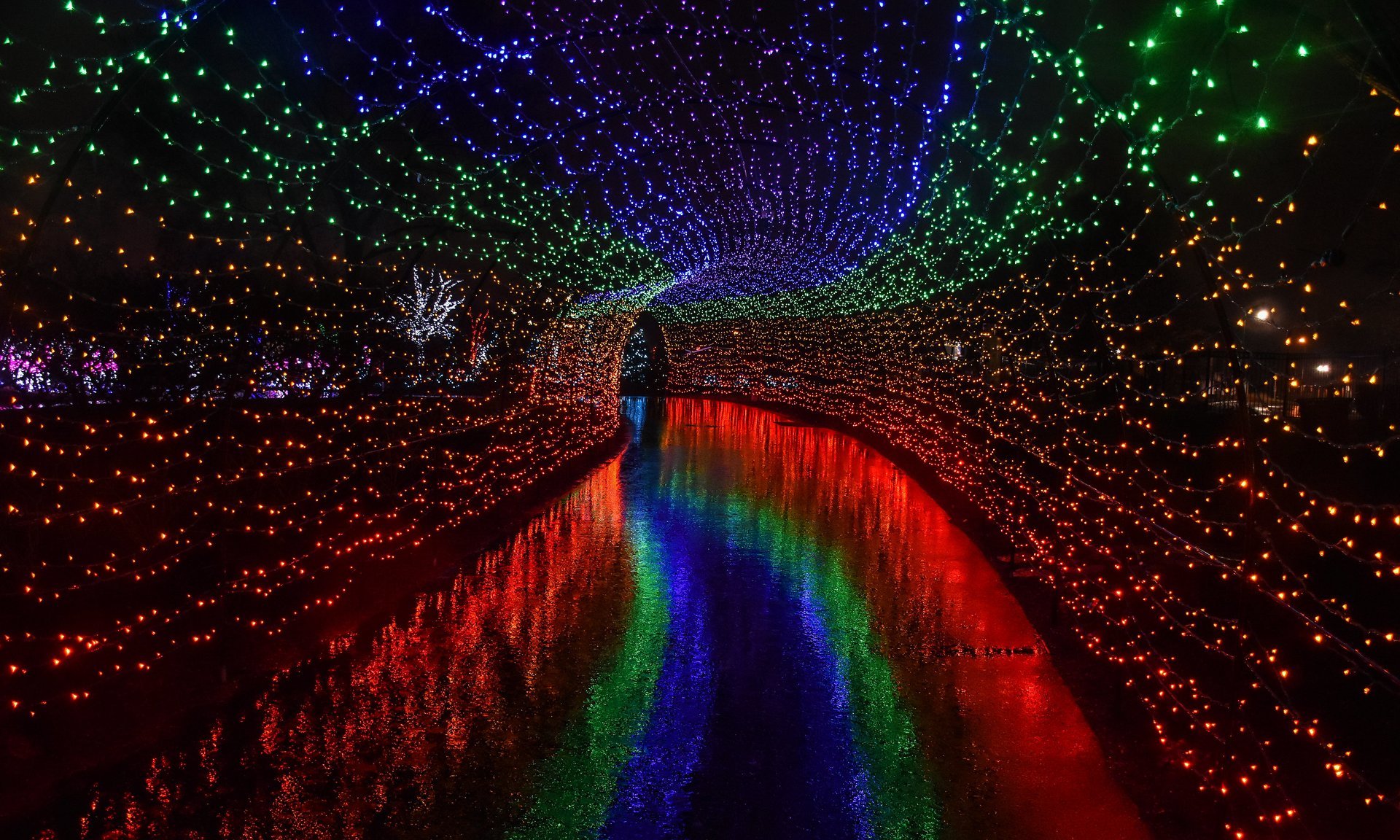 Luces de Navidad en Ohio