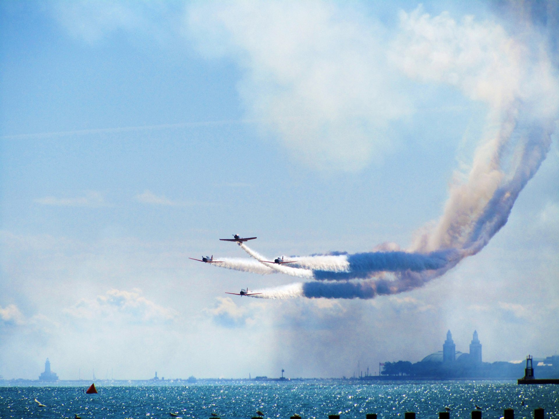 Spectacle aérien et nautique de Chicago