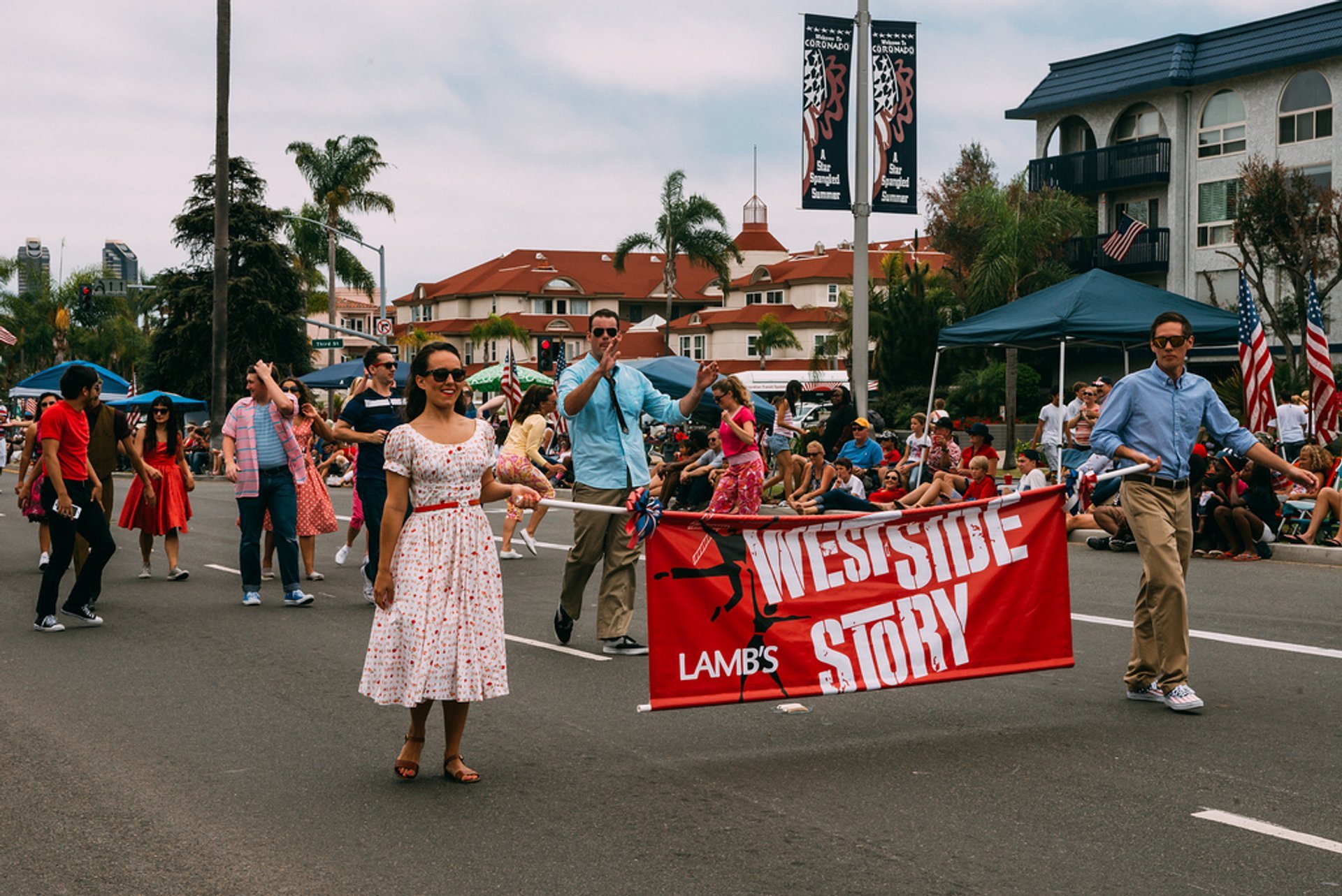 Événements du 4 juillet à San Diego, Feux d'artifice et Parade