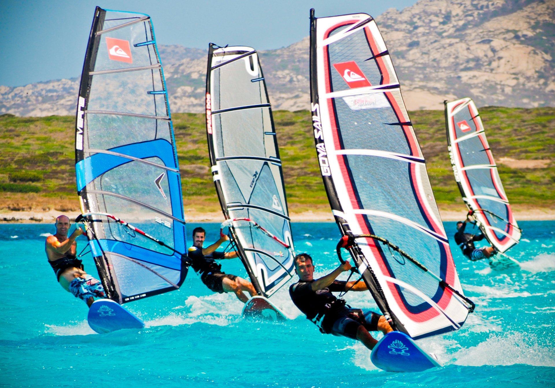 Kitesurf et planche à voile