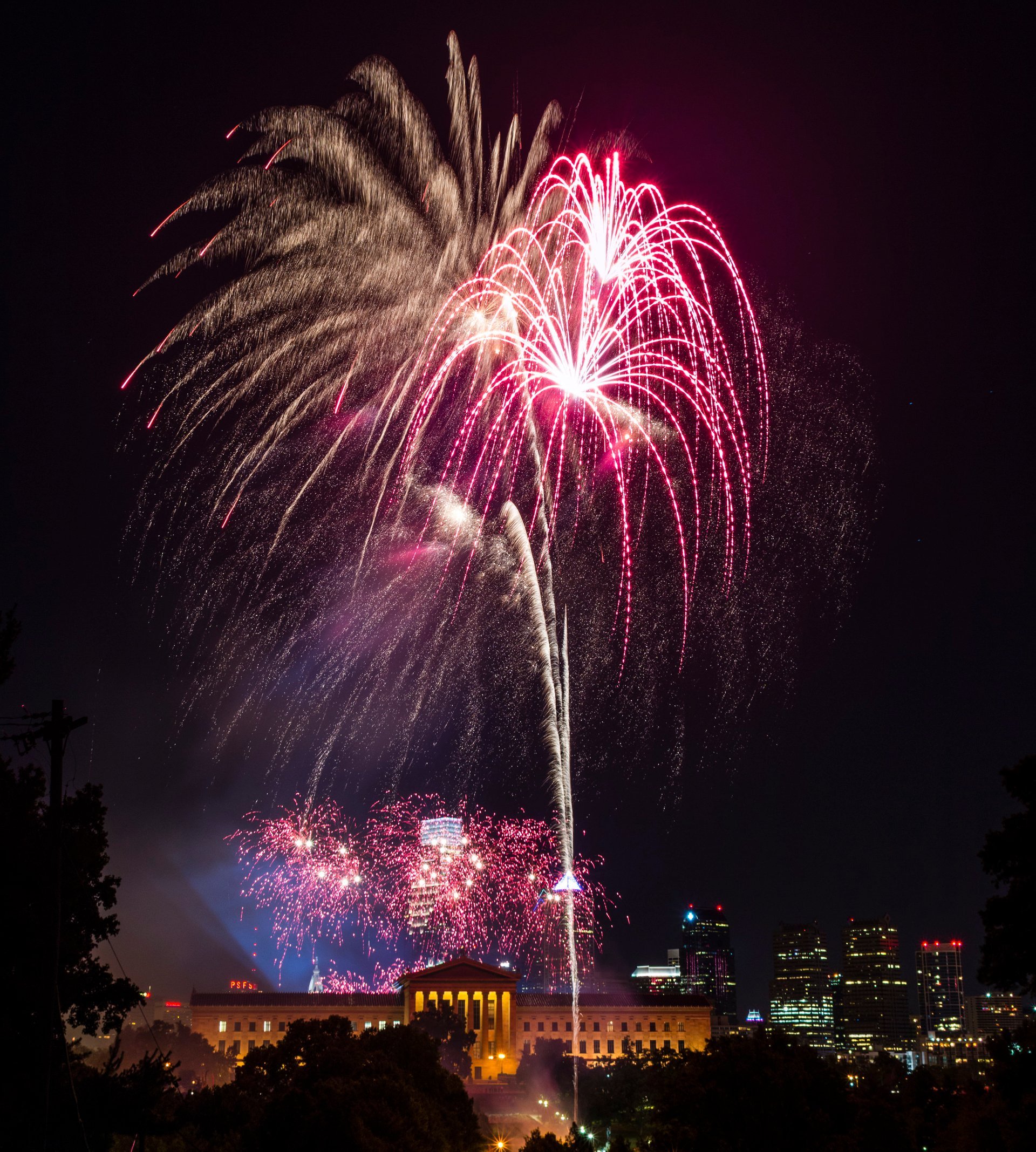 Eventos y fuegos artificiales del 4 de julio en Filadelfia