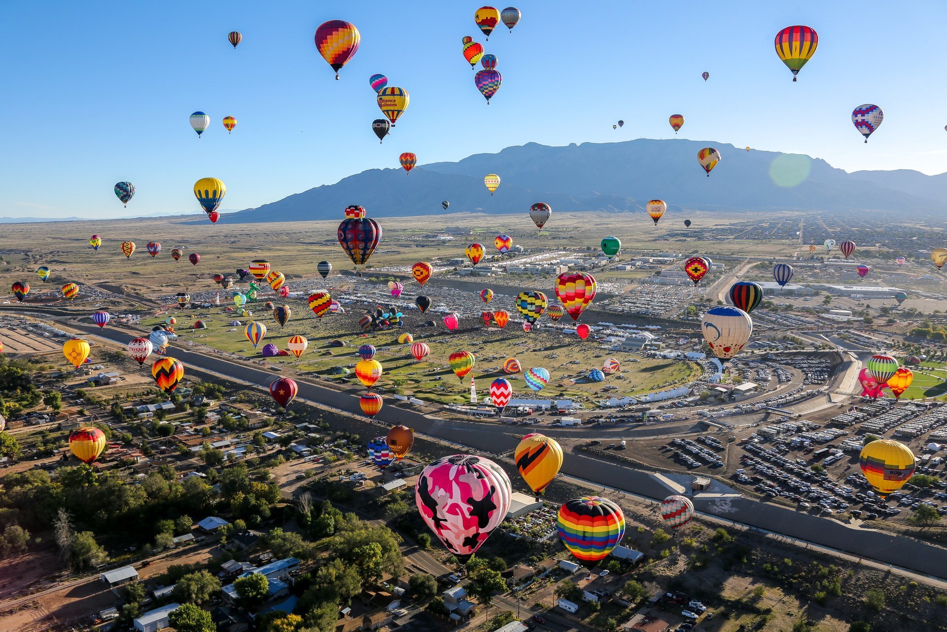 hot air balloon fiesta