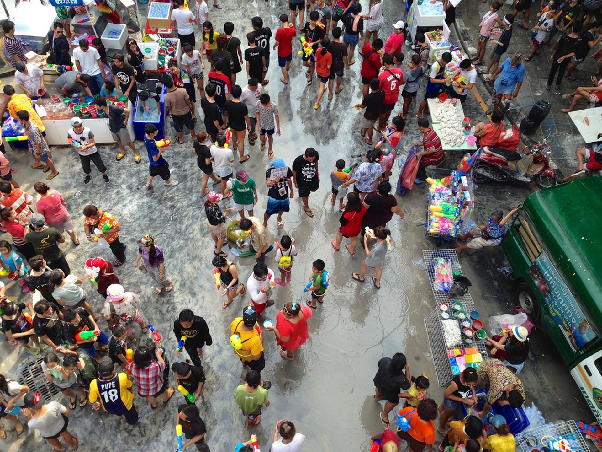 Songkran (la fête du nouvel an bouddhique)