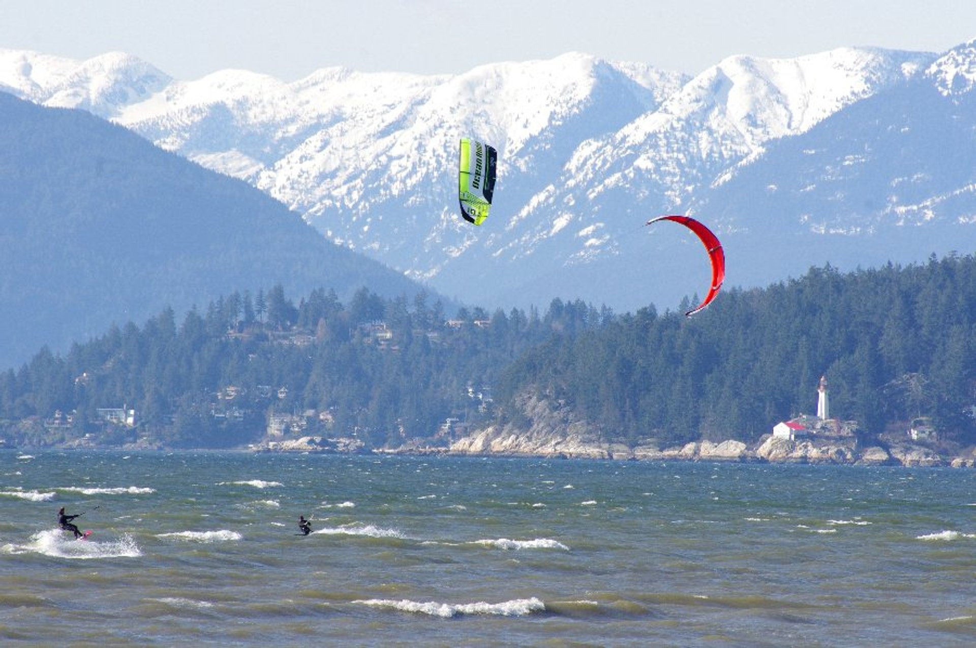 Planche à voile et kiteboarding