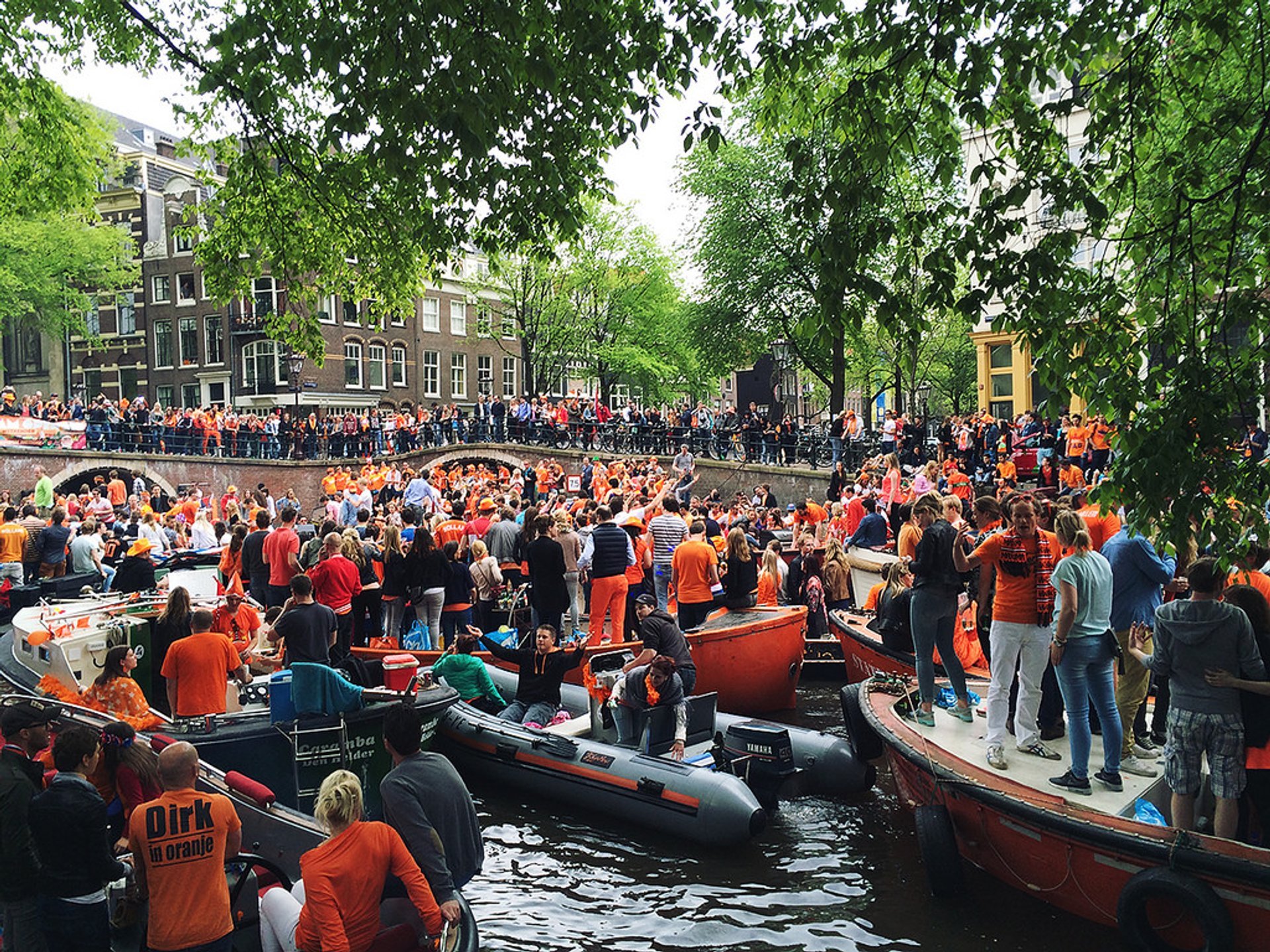 Celebrating King's Day In The Netherlands (Koningsdag)