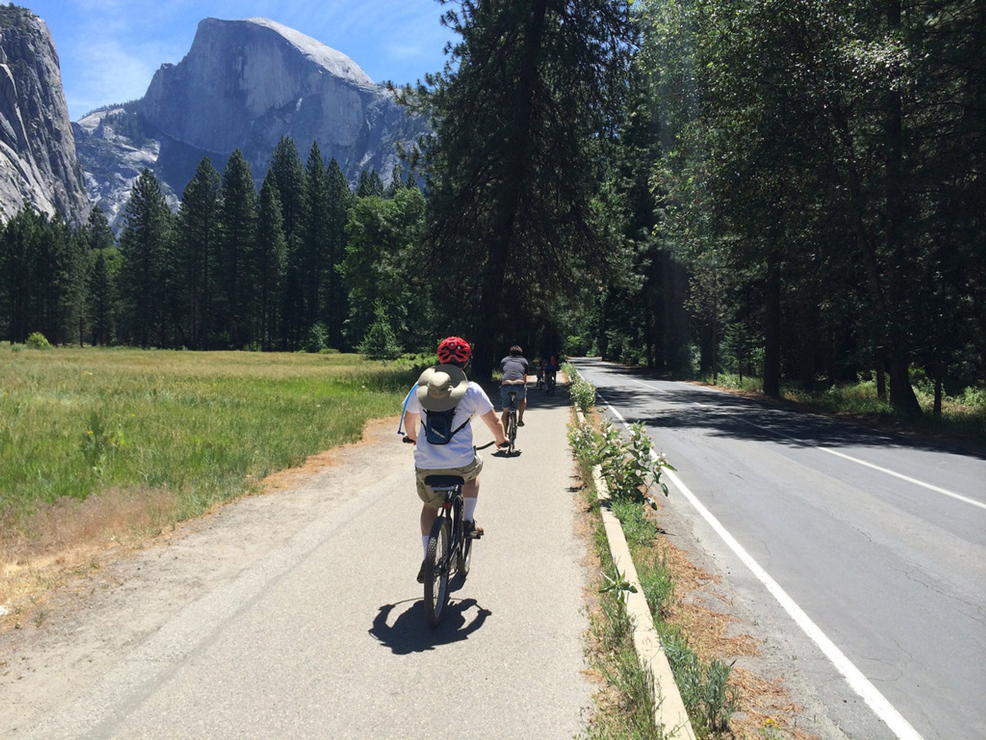 Fahrradfahren im Yosemite Valley