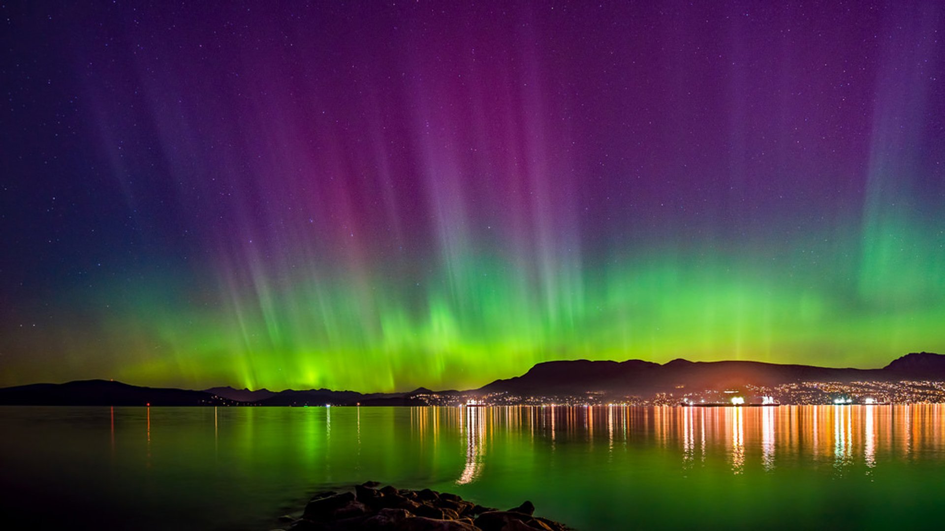 Nordlichter oder Aurora Borealis