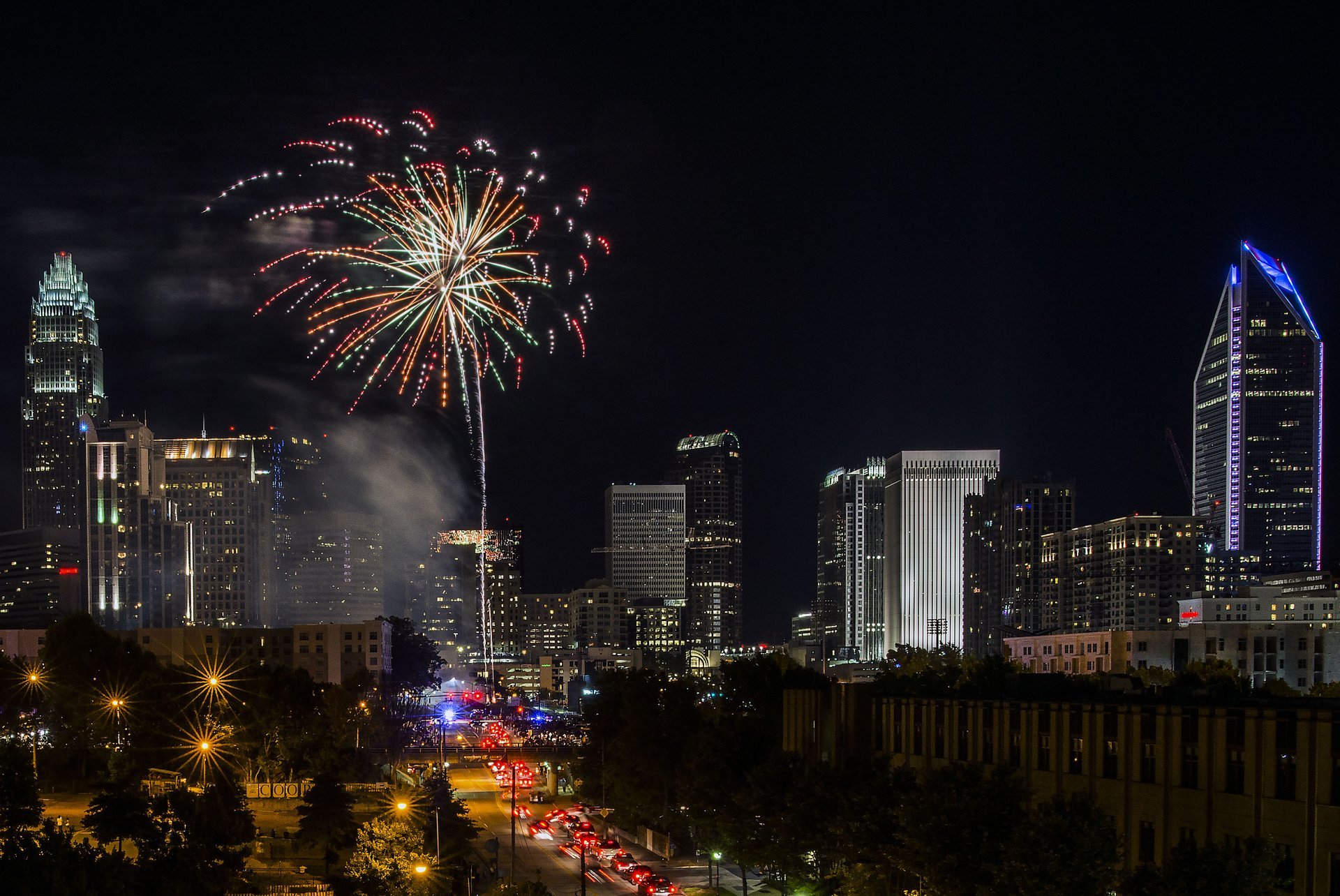 Fuochi d'artificio, parate ed eventi del 4 luglio in North Carolina