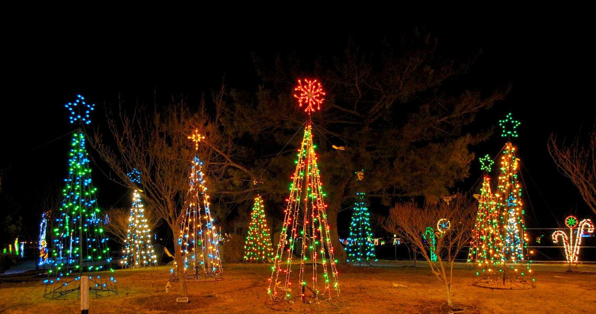 Luzes de Natal perto de Maryland